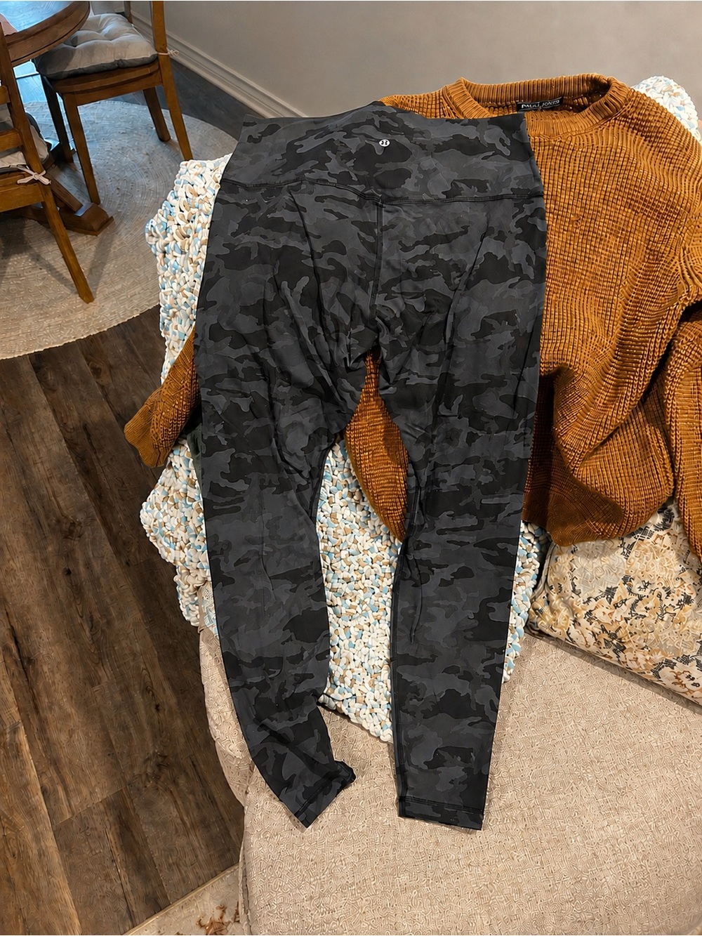 Lululemon Align Pant 28” Heritage 365 Camo Deep Coal Multi Size 12